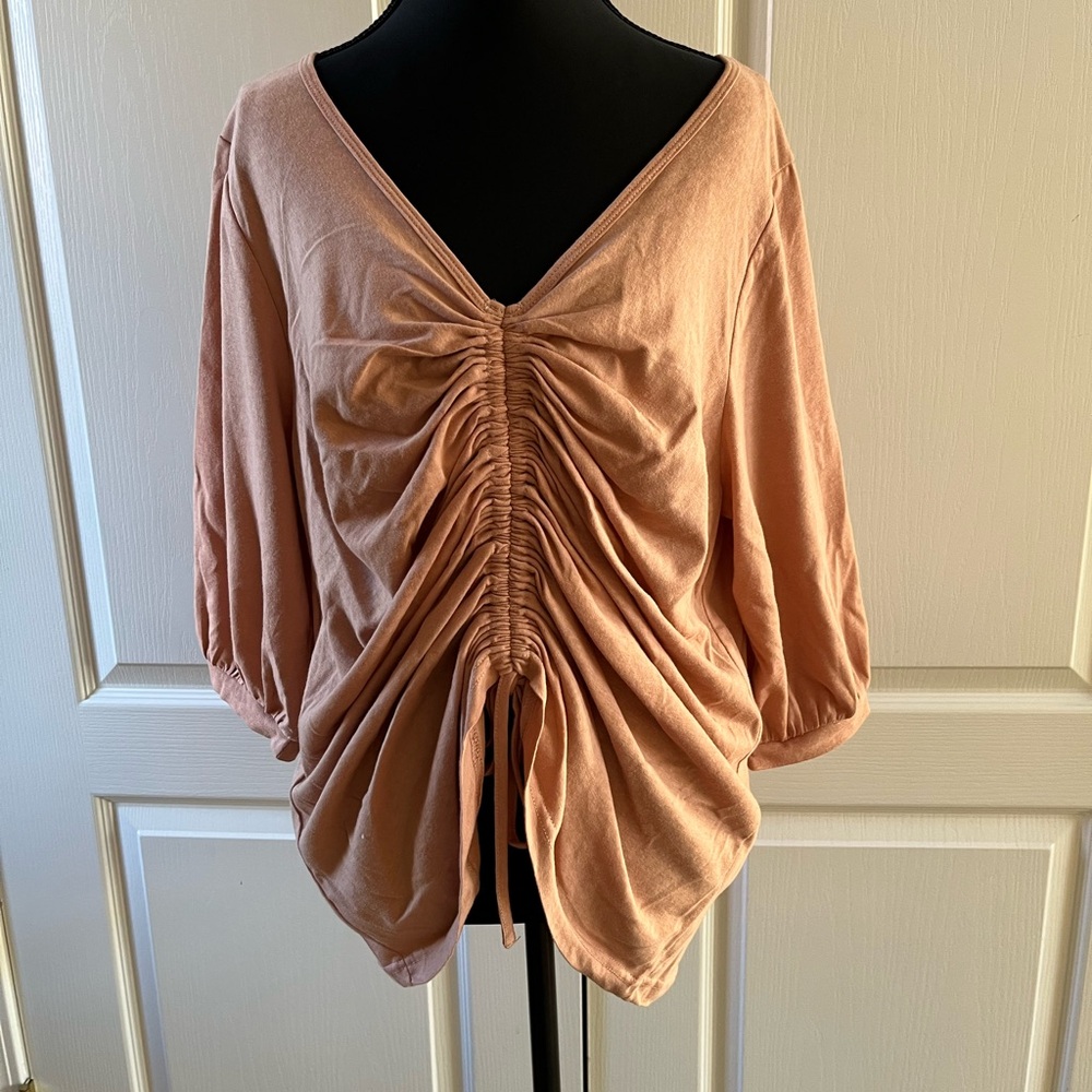 Zia Pink Smocked Top